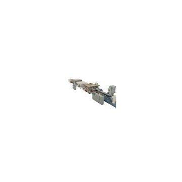 High speed hollow profile extrusion line