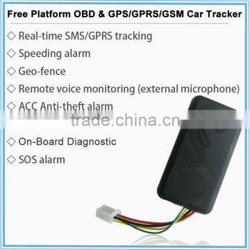 24hours X 365 Days Real Time GSM Quad Band Anti-theft Vibration Alarm GSM GPRS Mini GPRS Car Tracker Tracking OBD II photo-5