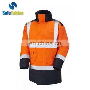 Safety reflective jacket heavy winter jackets