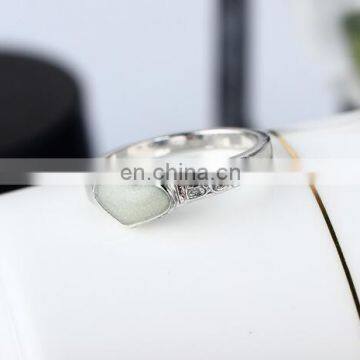 Best Frineds Heart Silver Glow in the Dark Jewelry Ring New photo-6