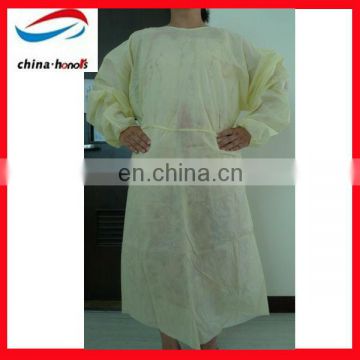 yellow isolation gown,new SMS sterile islation gown