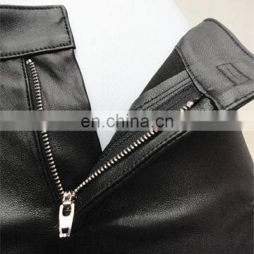 Wholesale Stretch Leggings Stretch Lamb Leather Pants Stretch Pants for Ladies photo-3