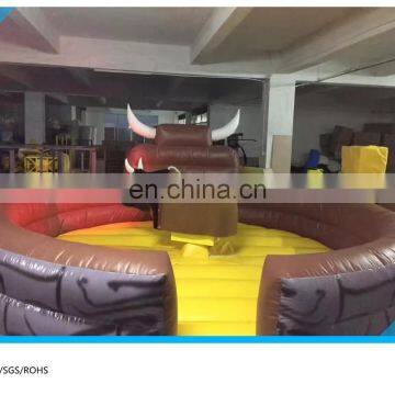 hot sale inflatable mechanical bull mattress,mechanical rodeo bull inflatable fence