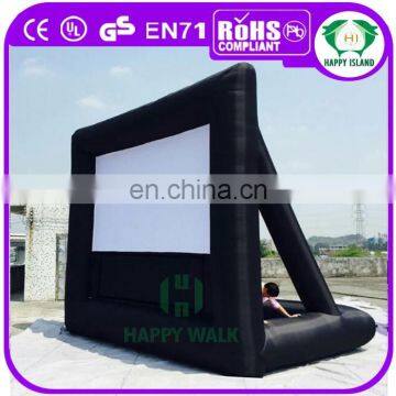 HI custom moviescreen advertising inflatable rear projector screens for sale