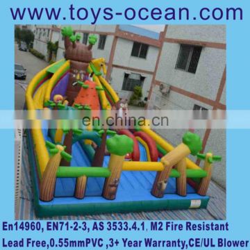 New inflatable jumping and bouncing playground, inflatable amusement park for kids