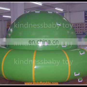 PVC inflatable water park game saturn water globe inflatable climb wall