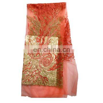 African french lace fabric for wedding dresses.Latest embroidery laces S15122523
