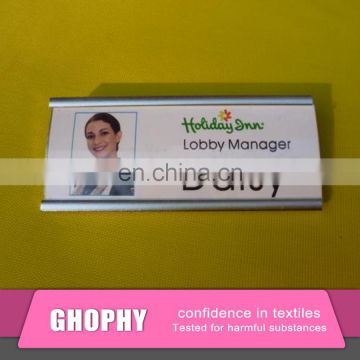 Custom Work Metal Or Plastic Name Tag/Breastpiece