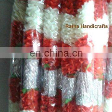 Satin Ribbon Haar Mala Garlands