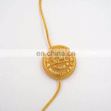 wholesale swing tag custom embosse logo hang tag string
