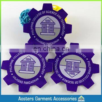 High Quality Logo College Uniform Design Woven Patches photo-2