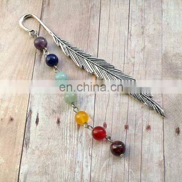 Wholesale antique silver book make colorful bead mark metal for students