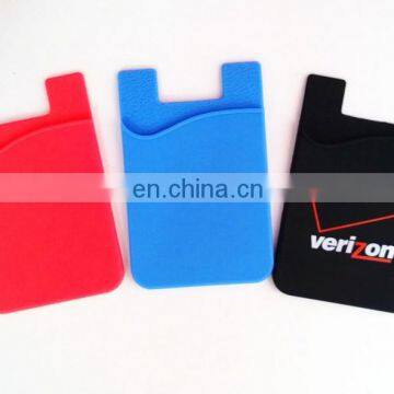 Business card holder /silicone phone wallet card holder