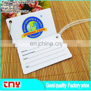 Personalized Custom Vinyl Plastic Pvc Luggage Tag ,Hard Plastic Pvc Luggage Tag Wholesale TMY-003 photo-4
