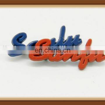 popular products, colorful label with orange and blue for clothing