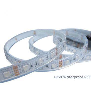 IP68 Waterproof 5050 LED Strip,12V 60LED/M White Warm White RGB,Use Underwater for Swimming Pool,Fish Tank,Bathroom