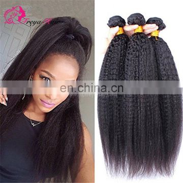 Wholesale Kinky Straight Brazilian Natural Hair Extensions black hair extensions