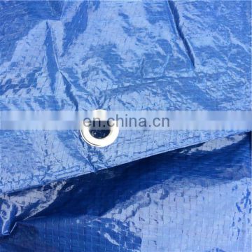 Blue pe plastic tarp for billboard advertising 100% virgin