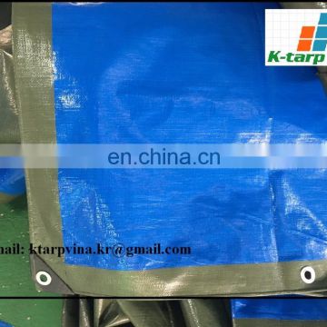 Olive Green Blue, Heavy duty tarpaulin, Korean Standard, water proof