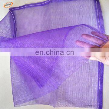 hdpe monofilament leno garlic packing net mesh bag with label