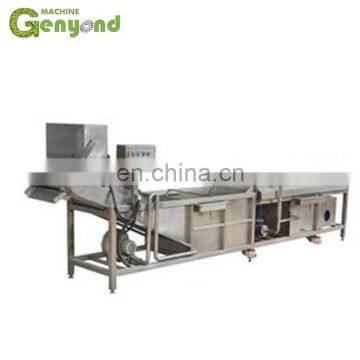 Full Automatic Root Vegetable Washing Cleaning Peeling Skinning Blanching Disinfection Cutting Packing Production Line photo-4