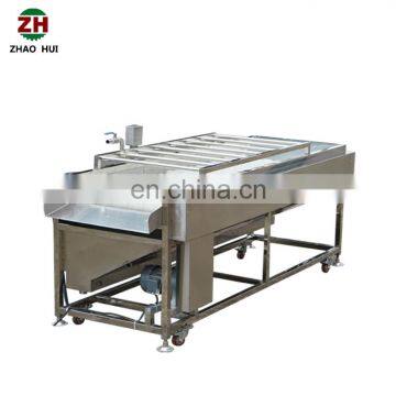 Industrial Automatic Red Bell Pepper Onion Tomato Vegetable Brush Roll Washing Machine for Sale photo-7