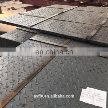 A36/S235JR/S275JR/SS400 Metric Checkered Steel Plates