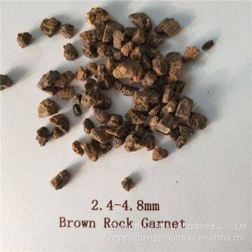 4-8 8-16 10-20 Mesh Nature Rock almandine garnet sand for water treatment