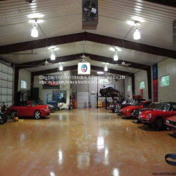 Cheap prefab custom steel structure car garage