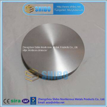 Professional Manufacturer High Purity Polished Tungsten Disc With Best Quality photo-2
