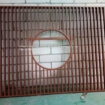 Recycled Aluminum Grill Window Window Aluminium Grill Subway Station / Gymnasium