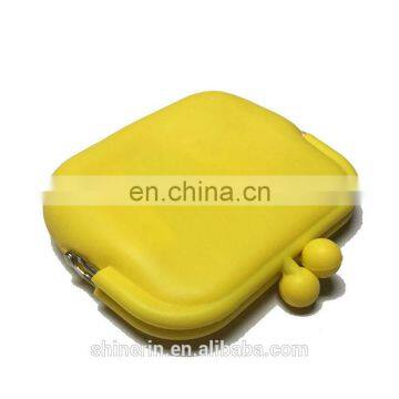 Euro Style High Quality Metal Clip Clutch Bags Women's Gift Silicone Purse Wallet photo-4