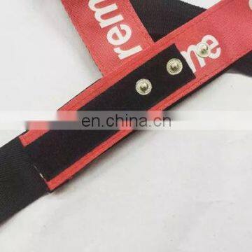 Fashion Supre me Braid Red Letter Pet Collar Dog Collar Hauling Leash Harness Set