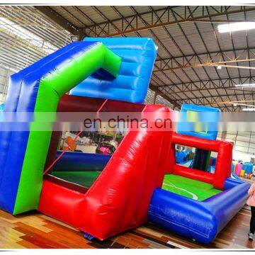 Children Mobile Air Frame Pop up 4 in 1 Inflatable Soccer Goals, Ball Sport Games for Sale photo-5