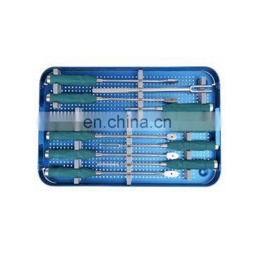 Excellent Quality Instrument Orthopedic PLIF Peek Cage & Lumbar Titanium Cage Instrument Set General Surgery Instrument Set photo-3