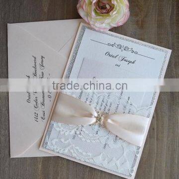 2016 elegant wholesale Europe regional cheap hot stamping,letterpress wedding invitation cards