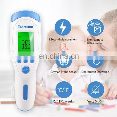 Best Price Factory Wholesale Baby Adult Electronic Non Contact Medical Infrared Forehead Thermometer for Infant photo-3