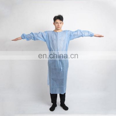 Wholesale Long Sleeve Sterile Disposable isolation surgical gown