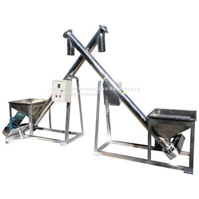 Electrically heated vertical screw conveyor machine price for sale