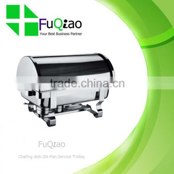 High quality Rectangule Roll Top Stainless Steel Electric Chafer for Buffet