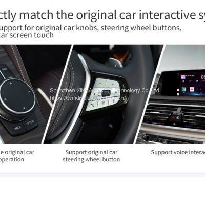 Carplay ai Android 9.0 Box 4+32GB for BMW Youtube Netflix Video Playing Support Split Screen photo-3