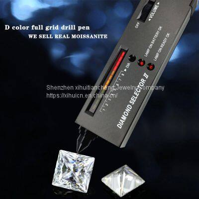 Loose Gemstones Moissanite Stone 1ct 5.5MM D Color VVS1 Princess Cut Diamond Pass Moissanite Tester With GRA Certificate Jewelry