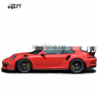 High quality and carbon fiber GT&3 RS style body kit for Porsche Carrera 911 991 997 fender with assembly accessories 2005-2017