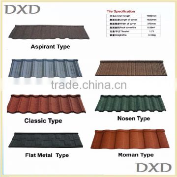 stone coated steel roofing tile in buidling materials for Africa