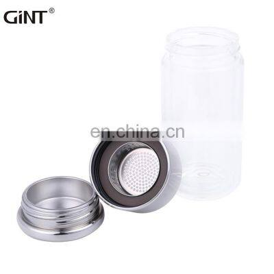 Business 450ml Double Wall High Borosilicate Glass Tea Infuser Drinking Water Bottle With Stainless Steel Strainer photo-3