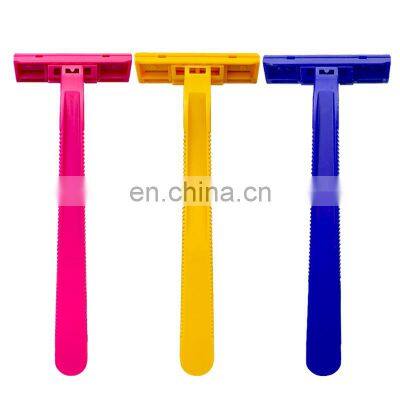 Chinese factory direct HIPS disposable razor latest manual double-blade razor