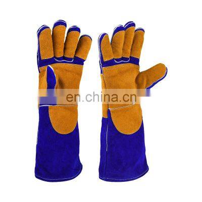 Leather Welding Gloves For Tig Welders Mig Fireplace Gardening Working Welder's Gloves