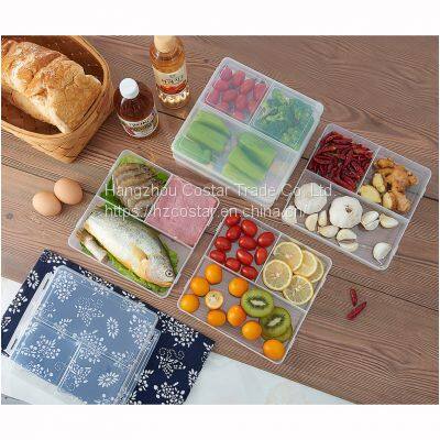 Plastic Bacon Storage Containers With Lids Airtight Cold Cuts Cheese Deli Meat Saver Food Storage Container for Refrigerators,Freezer, Lunch Box Cookie Holder Meal Prep Container photo-2