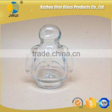 Lovely Shape Glass Candy Jar With High White Material