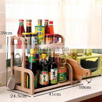 Chinese products wholesale multi-function kitchen accessory spice rack with knife rack